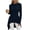 Dark Blue-Tops, variant on Women's Hooded Ribbed Knit Long Tunic Tops High Low Asymmetric Hem Side Pocket Sweaters Streetwear Slimming Long Sleeve Blouses Vacation Soft Stretchy Everyday Shirts