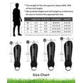 thumbnail image 2 of Uantc Shin Guards - Shin Guards with Ankle Protection Cushion Protection Reduce Shocks and Injuries - Kids Soccer Shin Guards with Adjustable Straps for Boys/Girls - Shin Guards Soccer Youth BlackM, 2 of 7