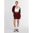 thumbnail image 3 of Athletic Works Women's and Women's Plus Fleece Shorts, 5'' Inseam, Size XS-4X, 3 of 6