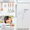 thumbnail image 4 of 1 temporizador digital con función de reloj/despertador 3 en 1, temporizador magnético de cocina, cronómetro de cuenta regresiva, gestión del tiempo para cocina/estudio/deporte (blanco) ER, 4 of 5