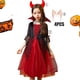 thumbnail image 3 of Disfraz de Halloween de Disney para niños y niñas, conjunto de vestido de fiesta de vampiro, ropa de fantasía para fiesta de carnaval, vestido de fantasma, 3 of 5