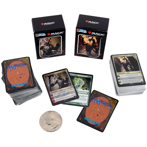 worlds smallest mtg cards World’s Magic The Gathering Heroes vs. Monsters Duel Decks Series 3 The Gathering mtg small cards Standard Bans