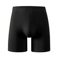 thumbnail image 3 of Xcmzpl Mens Boxer Brief Tight Stretch Long Leg Trunks Soft Comfortable Cotton Underwear Breathable Shorts Solid Comfy Shorts, 3 of 3
