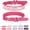 Rose Red, variant on Bling Rhinestone Dog Collar for Small Medium Dogs, Sparkling Puppy Collar for Female Girl Dogs