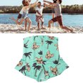thumbnail image 4 of Camisa de Manga Corta para Hombre Camisa con Botones Casual con Estampado de árbol de Camisas de Playa Hawaiana de Verano ANGGREK Otros, 4 of 8
