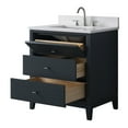 thumbnail image 3 of Vanity Art 30" Bathroom Vanity with Sink and Engineered Marble Top, Freestanding Storage Cabinet with 2 Drawers and 1 Flip Down Tray, 3 of 9