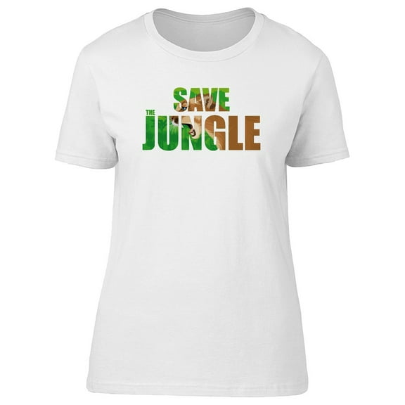 Save The Jungle Roaring Cat Tee Men's -Image by Shutterstock