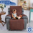 thumbnail image 2 of Funda reclinable XINEAGE, resistente al agua, café para silla, 2 of 7