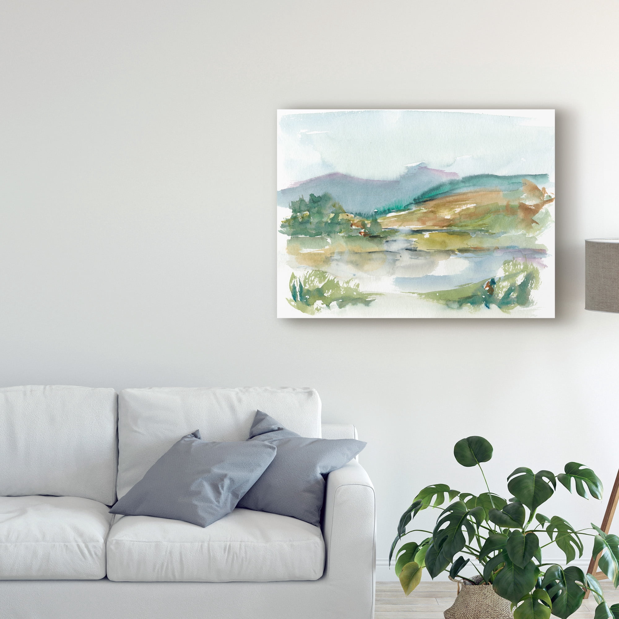 Trademark Fine Art 'Impressionist Watercolor II' Canvas Art by Ethan Harper