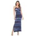 thumbnail image 1 of White Mark Robe Maxi Superposée Teinture sur Nœuds Kalea pour Femme, 1 of 5