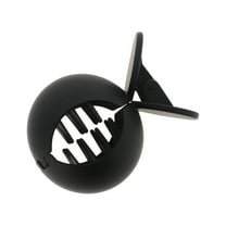 Unique Bargains 1 Pc Grace Frosted Circle Hair Clips Hairdo Clip for Home Black