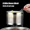 thumbnail image 3 of Stainless Steel Frying Basket with Removable Handle, Large Capacity, Heatproof, Pasta and Dumpling Strainer, Frying, Cooking, Draining, Multiple Sizes (1, 14cm/5.51in mesh), 3 of 14