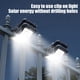 thumbnail image 5 of Solar Lights Outdoor Clip Motion Sensor Lights 2 Modes IP65 Wireless Security For Fence Wall Garage Patio, 5 of 6