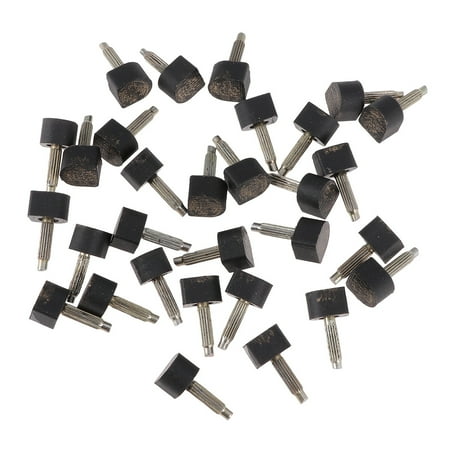 

30pcs Antiskid High Heel Tips Wearproof Spike Heels Tips Replacement Dowels for Heels Soles