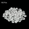 thumbnail image 3 of Uxcell 100Pack 15mm(19/32") Dia Plastic Screw Hole Plugs Thread Type Covers, White, 3 of 6