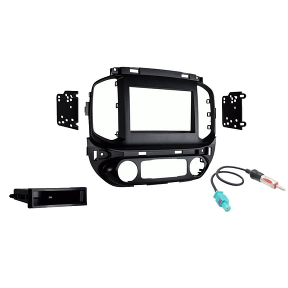 Fits Chevrolet Colorado 2019 Metra Single or Double DIN Dash Kit with Harmony Radio Harness