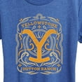thumbnail image 3 of Yellowstone - Yellowstone Flourish Design - Women's Short Sleeve Graphic T-Shirt, 3 of 6