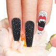 thumbnail image 5 of 48pcs Halloween Long False Nails Tips Full Cover Fake Nails Manicure Decor, 5 of 5