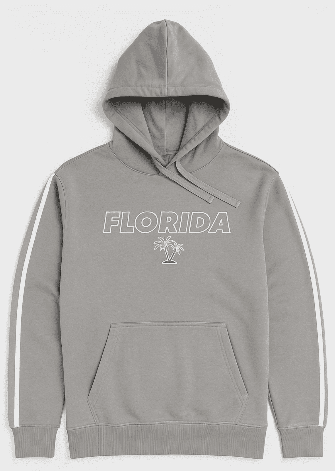 FL 2 Stripe Hooded Fleece
