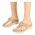 thumbnail image 2 of VerPetridure Slippers for Women Slippers Ladies Platform Sandals Thong Sandals Wedge Sandals High Heel Platform Sandals, 2 of 2