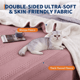 thumbnail image 5 of GARVEE Heated Electric Blanket Queen,Dual Control 90“x84" Soft Waffle Weave Fast Heating Blankets,10 Heating Levels&1-12 Hours Auto Off,Dusty Pink, 5 of 9