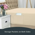 thumbnail image 2 of 1500 Collection Deep Pocket 18 inch,Twin/ Twin XL Fitted Sheet, 2 of 5