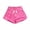 Hot Pink, variant on Pounoo New 2025 Girls Shorts Size 10-12 Loose Print Summer Shorts Elastic Waisted Soft Satiny Shorts for Girls