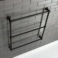 thumbnail image 2 of Kingston Brass DTC323019ORB 30 in. Maximilien Wall Mount Towel Rack, Oil Rubbed Bronze, 2 of 5