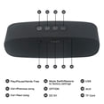 thumbnail image 3 of Totola Altavoz Bluetooth inalámbrico con ranura para tarjeta AUX/USB/TF, altavoz estéreo portátil para exteriores con audio HD, graves mejorados, controlador dual, llamadas manos libres, altavoz de ra, 3 of 5