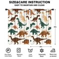 thumbnail image 2 of Blackout Kids Curtains,Cute Dinosaur Pattern Childrens Insulated Curtains Set Of 2,Bedroom Essentials,Toddler Room Decor 52x84in(132x213cm), 2 of 4