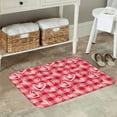 thumbnail image 7 of Sikiie valentine day with heart Print Flannel Anti-slip Floor Mat 16x24in, Thickened Dustproof Entrance Door Mat Floor Mat for Kitchen, Bathroom, Laundry Room, 7 of 7