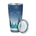 thumbnail image 2 of KLL Christmas Trees Print 40oz Stainless Steel Insulated Car Cup with Spillproof Lid - Keep Your Drink Hot or Cold on the Go-Without Straw, 2 of 8