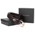 thumbnail image 6 of SENDEFN Leather Braided Belts for Men, 1 3/8" Casual Woven Leather Belt for Men Jeans Golf Dress Pants with Gift Box, 6 of 6