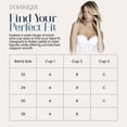 thumbnail image 2 of Dominique Women’s Hannah Strapless Push-Up Longline Bra #7759 - Low Back Corset with Padded Cups - Lingerie for women, 2 of 6