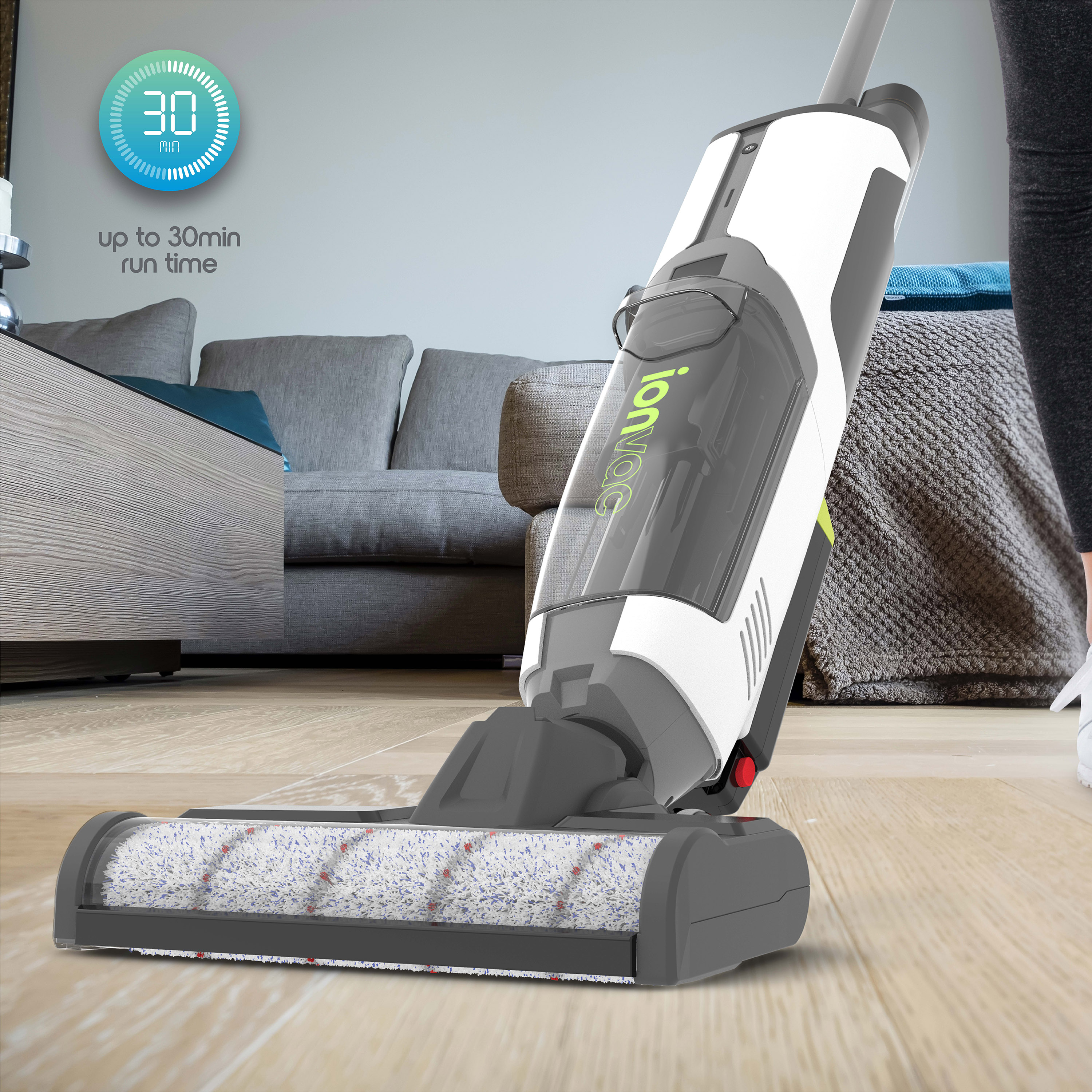 Ionvac Hydra Clean – Cordless All-in-One Wet/Dry Hardwood Floor and Area Rug Vacuum - image 3 of 15