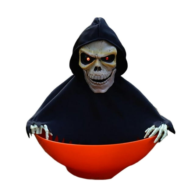 veasfak Fruit Plate Tricky Luminous Music Toys Prop Decorative Electric Halloween StyleD