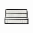 thumbnail image 4 of Veldra Black Rectangular Fluted Glass Tray, 4 of 7