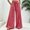 Red, variant on Endives Wide Leg Pants for Women Summer Striped Loose Straight Leg Elastic Waist Trousers with Pockets Vacation Outfits Flowy Pants for Women