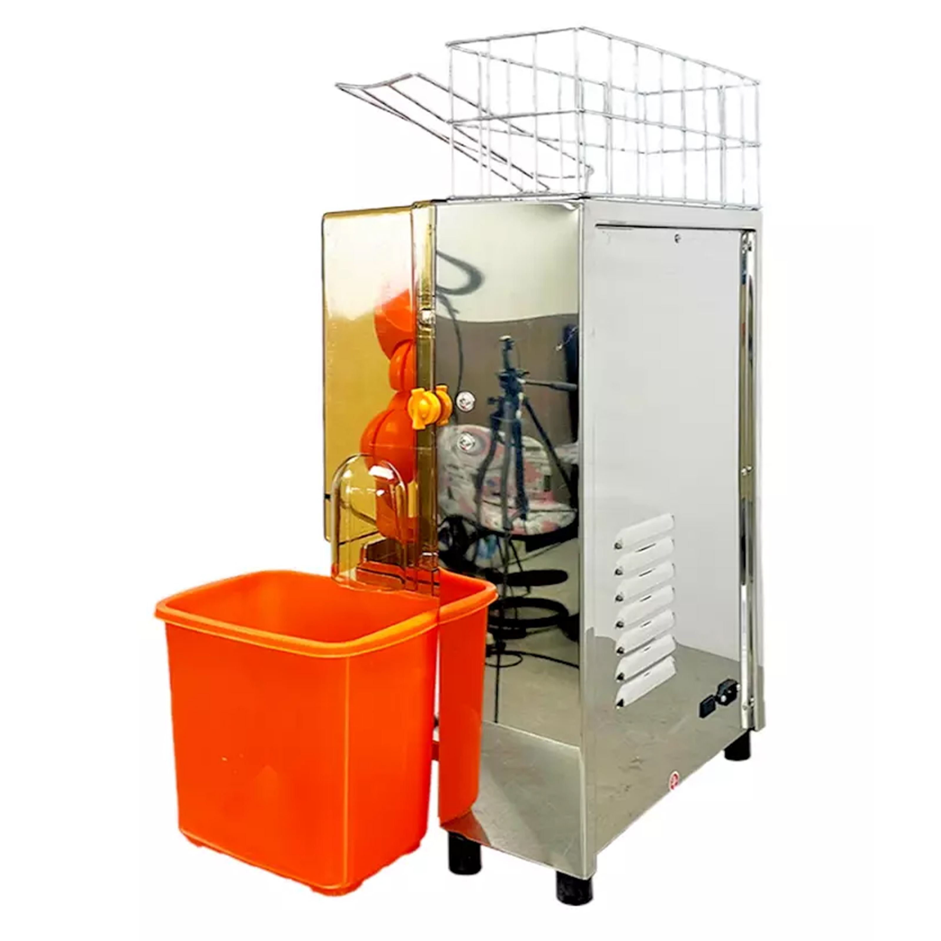 NSF 110V Commercial Orange Juicer Squeezer, Automatic Extractor, Orange Juicer Squeezer Extractor Machine 20 Oranges/ Min