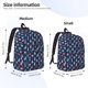 thumbnail image 2 of Disketp Cartoon Lighthouse Mochila de Lona Estampada, Mochila Escolar de Viaje Ligera para Estudiantes y Portátil-Medium, 2 of 5