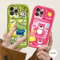 thumbnail image 2 of Funda Cute Toy Story Lotso Para Samsung A13 A14 A24 A12 A03s A04s A50s A32 A23 A52 A21s A02s A04 A20 A31 A03 A50 A51 A20s A30s A11 3D Borde Curvo Ondulado Brillante A Prueba De Golpes Cubierta De Pare, 2 of 3