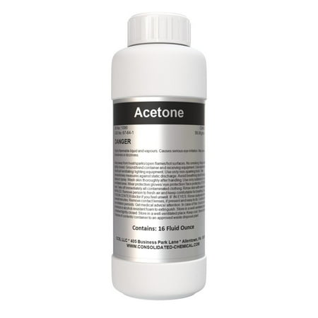 Acetone 99.9% | Premium High-Purity Solvent - 100mL (3.3 Fl Oz)