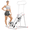 White and Pink, variant on ERGOLIFE Stair Stepper for Home Gym, Stair Climber Workout Machine with Upgraded 6-Level Adjustable Resistance, Foldable Vertical Full Body Cardio Equipment, Non-Slip Pedals, Quiet 350 LBS Capacity