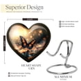 thumbnail image 2 of KARYLIZ Butterfly Urn&nbsp;For Ashes For Women - Large Heart Shaped Box - Burial Urns for Adult Human Ashes - Cremation Memorial Urns For Human Ashes Adult Man - Funeral Decorative (8inch), 2 of 2