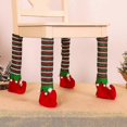 thumbnail image 5 of Christmas Chair Leg Covers, Christmas Decoration Table Chair Leg Covers Elf Stocking Slipper Table Chair Leg Covers4pcs-green, 5 of 5