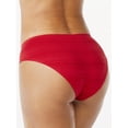 thumbnail image 3 of Joyspun Women's Seamless Sheer Stripe Hipster Panties, 3-Pack, Sizes S-3XL, 3 of 4