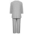 thumbnail image 7 of enyan Womens 2 Piece Outfits Lounge Hoodie Sweatsuit Sets Plus Size Fall Fashion Clothes Airport Travel Pants Tracksuits Sweatshirt Sets for Women Grey,L, 7 of 7