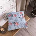 thumbnail image 7 of YFYANG Square Velvet Decorative Throw Pillow, 16"x16" Vintage Floral Textures Pattern Sofa Bed Cushion Pillows, 7 of 7