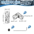 thumbnail image 2 of Pack Coupling Joint, Universal Steering Shaft, Metal Shaft Coupling, 2.3MM-2MM, 2 of 5