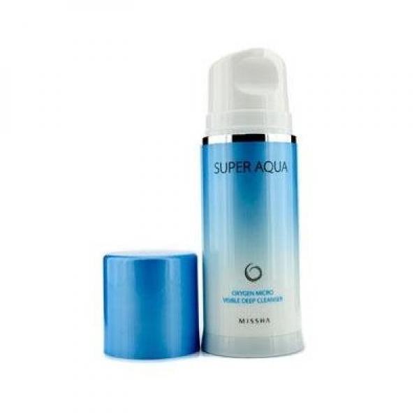super aqua oxygen micro visible deep cleanser